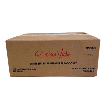 Comida Vida Sliced Ripe Plantains, 4 x 6 lb Case - DOT product image 4