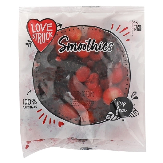 Love Struck Berry Go Round Smoothie Mix, 1 x 23 each Case - Frozen Fruit