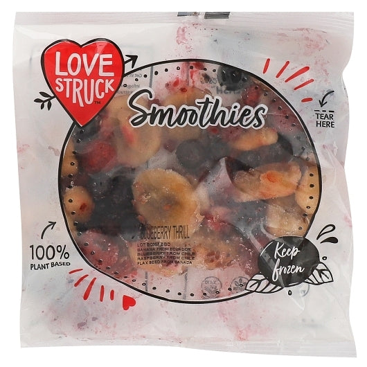 Love Struck Blueberry Thrill Smoothie Mix, 1 x 23 each Case - Frozen Fruit
