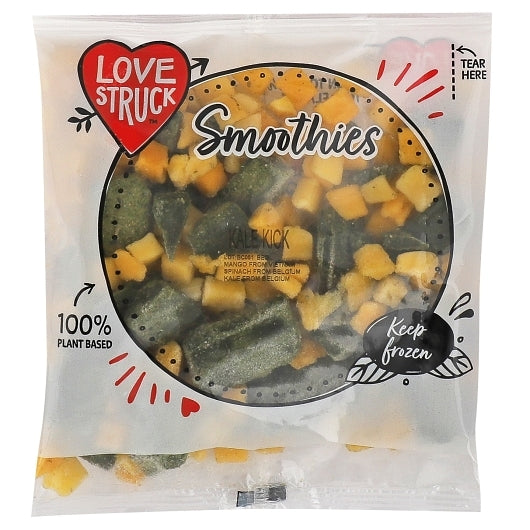 Love Struck Kale Kick Smoothie Mix, 1 x 23 each Case - Frozen Vegetables & Sides