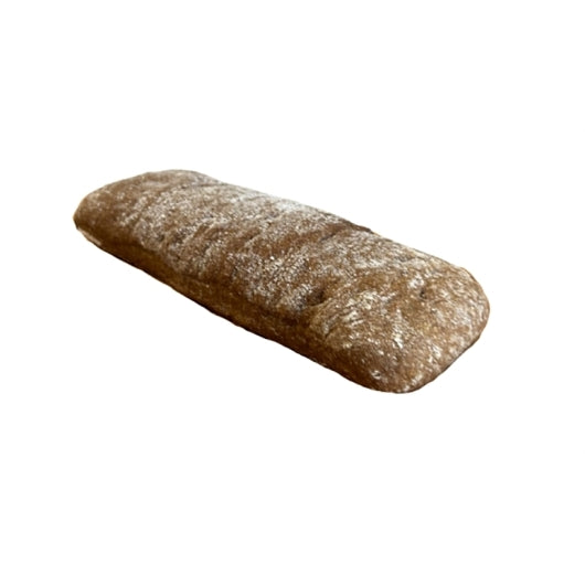 Bread Man Baking Co. Unsliced Ciabatta Wheat 10x4 Roll, 1 x 12 each Case - Breads, Rolls & Buns