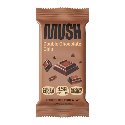 Mush Double Chocolate Chip Protein Bar, 2 x 8 x 2.3 oz Case - Pantry Ingredients - image 2