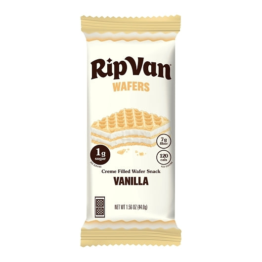 Rip Van Low Sugar Vanilla Wafer, 4 x 12 x 1.56 oz Case - Bakery & Desserts