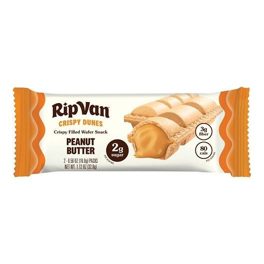Rip Van Low Sugar Crispy Dunes - Peanut Butter Cream, 4 x 12 x 1.12 oz Case - Pantry Ingredients - image 2