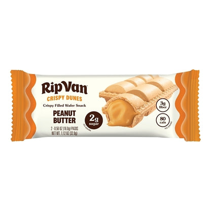 Rip Van Low Sugar Crispy Dunes - Peanut Butter Cream, 4 x 12 x 1.12 oz Case - Pantry Ingredients - image 2