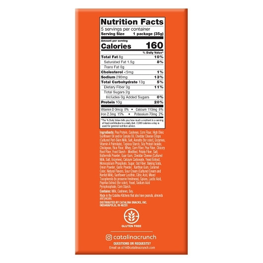 Catalina Crunch Cheddar Protein Snack Mix Multipack, 4 x 6.15 oz Case - Popcorn, Pretzels & Snack Mix - image 2