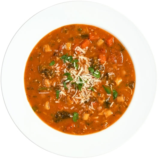 Wholesome Crave Classic Minestrone Soup, 4 x 4 ct Case - Prepared Foods