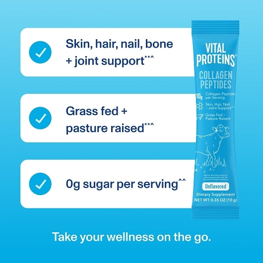 Vital Proteins COLLAGEN PEPTIDES STICK, 12 x 20 x 0.35 oz Case - DOT product image 4