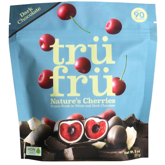 Tru Fru Frozen Whole Cherries In White & Dark Chocolate, 6 x 8 oz Case - DOT product image 2