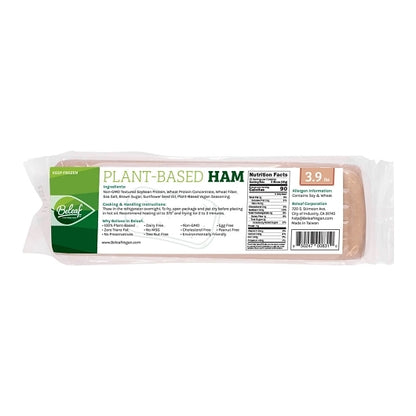 Beleaf Plant-Based Ham, 8 x 3.9 lb Case - Frozen Meat & Seafood - image 2