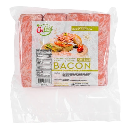 Beleaf Plant-Based Bacon, 8 x 3 lb Case - Frozen Meat & Seafood