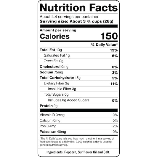 SkinnyPop Original, 12 x 4.4 oz Case - DOT product image 7