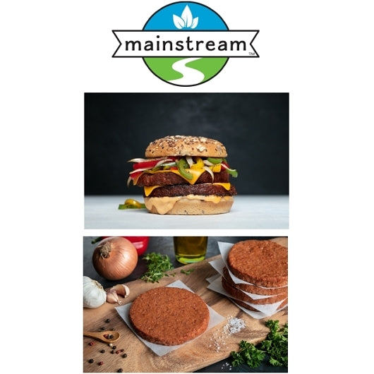 Mainstream Plant-Based Burger, 1 x 40 each Case - Prepared Foods