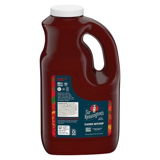 Sir Kensingtons Ketchup Classic Ketchup Bulk, 4 x 148 oz Case - Condiments & Sauces