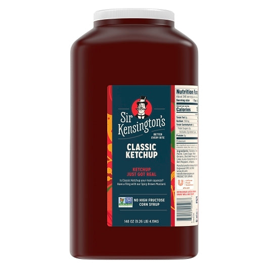 Sir Kensingtons Ketchup Classic Ketchup Bulk, 4 x 148 oz Case - DOT product image 4