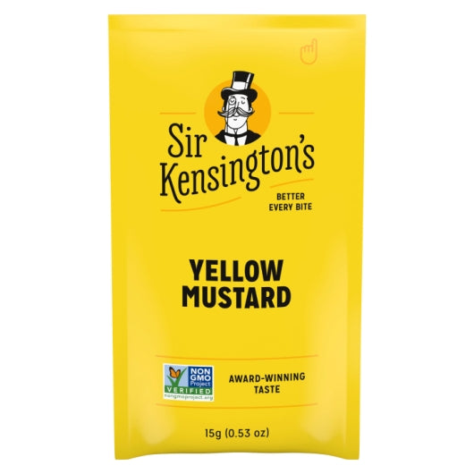 Sir Kensington's Yellow Squeeze Mustard Single Serve, 600 x 15 GR Case - DOT product image 3