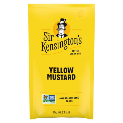 Sir Kensington's Yellow Squeeze Mustard Single Serve, 600 x 15 GR Case - DOT product image 3