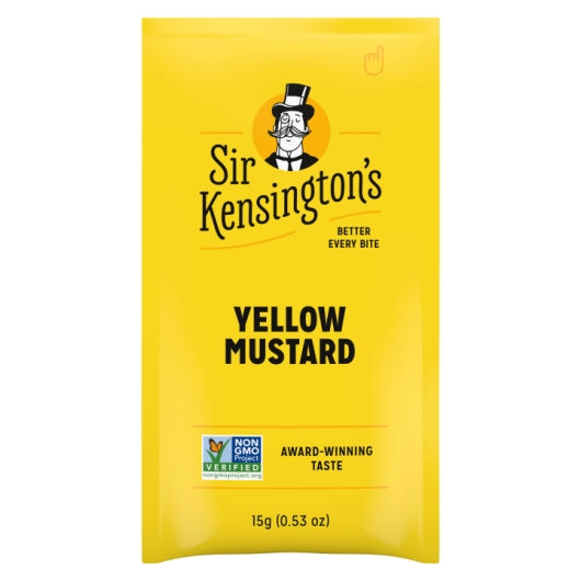 Sir Kensington's Yellow Squeeze Mustard Single Serve, 600 x 15 GR Case - DOT product image 6