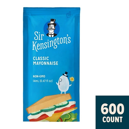 Sir Kensingtons Mayonnaise Squeeze Mayonnaise Single Serve, 600 x 0.47 fl oz Case - DOT product image 6