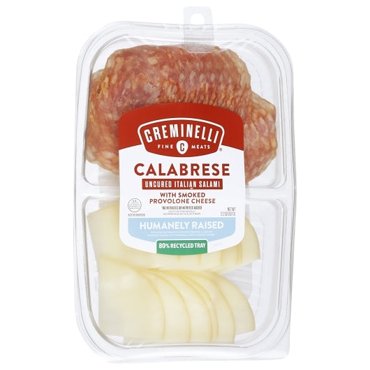 Creminelli Fine Meats Sliced Calabrese & Smoked Provolone Snack Tray, 12 x 1 each Case - DOT product image 5
