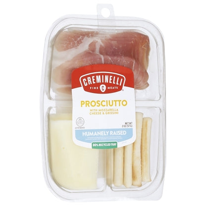 Creminelli Fine Meats Prosciutto with Mozzarella Cheese & Grissini, 12 x 1 each Case - DOT product image 5