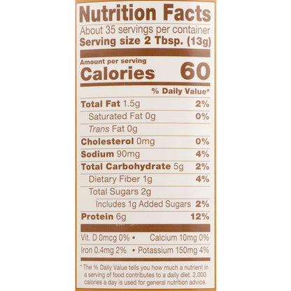 PB2 Foods THE ORIGINAL POWDERED PEANUT BUTTER, 6 x 16 oz Case - DOT product image 6