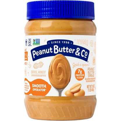 Peanut Butter & Co Smooth Operator, 6 x 1 lb Case - Pantry Ingredients