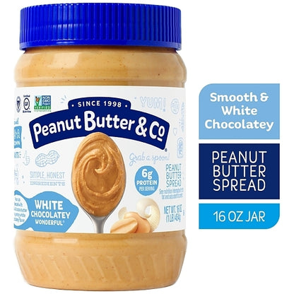Peanut Butter & Co WHITE CHOCOLATE WONDERFUL, 6 x 16 oz Case - DOT product image 3