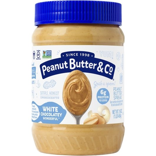 Peanut Butter & Co WHITE CHOCOLATE WONDERFUL, 6 x 16 oz Case - DOT product image 2