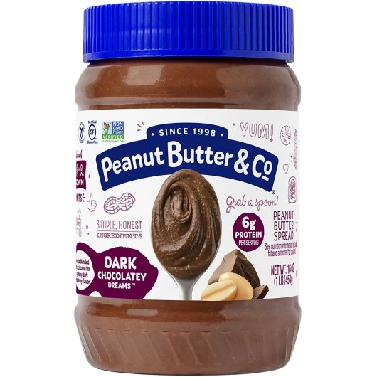 Peanut Butter & Co Dark Chocolate Dreams Peanut Butter, 6 x 16 oz Case - DOT product image 2