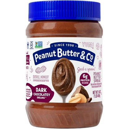 Peanut Butter & Co Dark Chocolate Dreams Peanut Butter, 6 x 16 oz Case - DOT product image 2