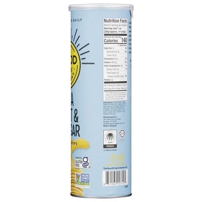 The Good Crisp Company Sea Salt & Vinegar Flavored Crisps Case, 8 x 5.6 oz Case - DOT product image 6