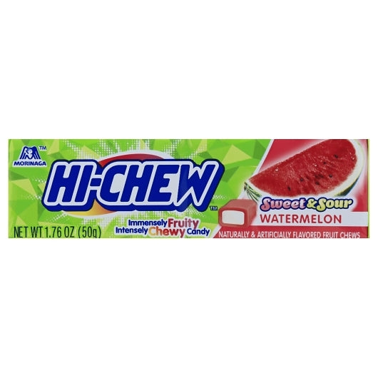 Hi-Chew Watermelon Stick, 12 x 15 x 1.76 oz Case - Candy & Confections