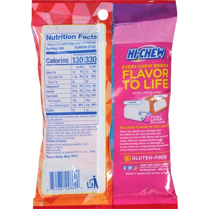 Hi-Chew Soda Pop Ramune & Cola Candy Peg Bag, 6 x 2.82 oz Case - DOT product image 2