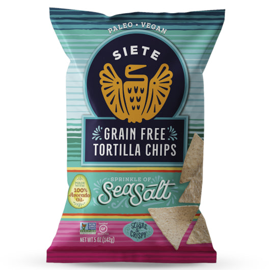 Siete Sea Salt Tortilla Chips, 12 x 5 oz Case - DOT product image 6
