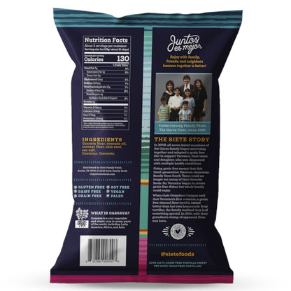 Siete Sea Salt Tortilla Chips, 12 x 5 oz Case - DOT product image 7
