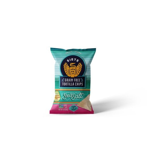 Siete Family Foods Tortilla Chips With Sea Salt, 24 x 1 oz Case - DOT product image 4