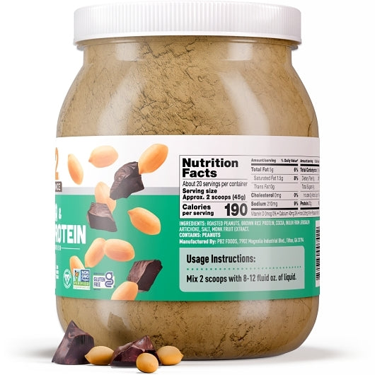 PB2 Foods Performance Peanut Protein With Cocoa, 2 x 32 oz Case - DOT product image 6
