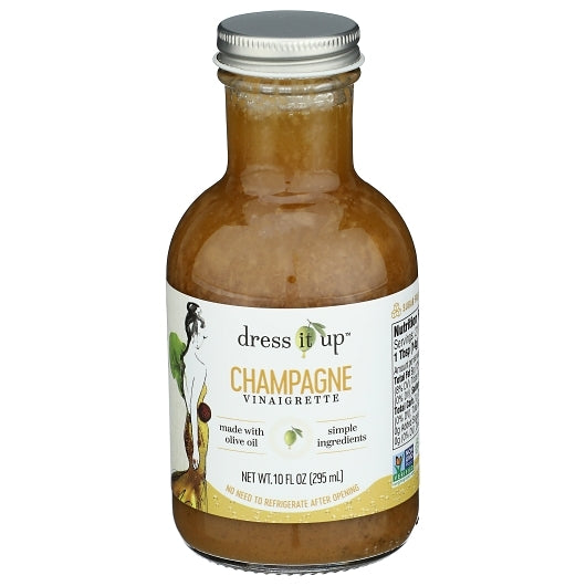 Dress It Up Dressing Champagne Salad Bottles, 6 x 10 fl oz Case - Condiments & Sauces