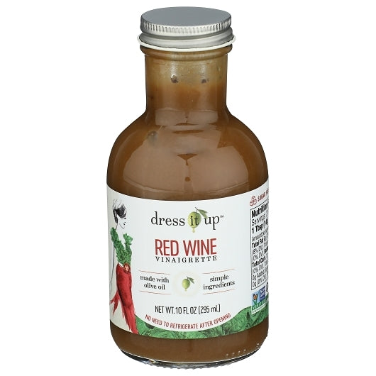 Dress It Up Dressing Red Wine Vinaigrette Salad Dressing, 6 x 10 fl oz Case - Condiments & Sauces