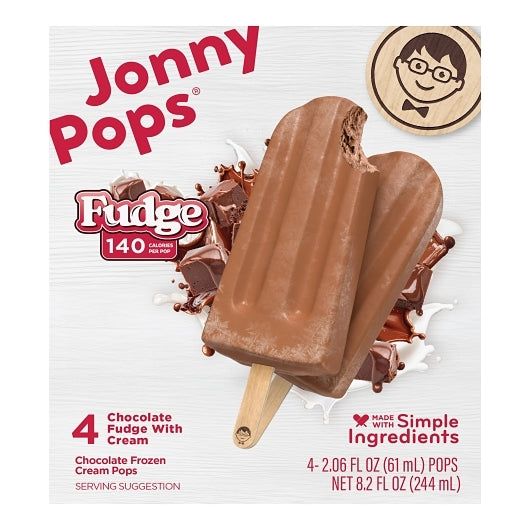 Jonnypops Smoothie Pops Dark Chocolate & Creme 4 Each - (Pack Of 6) - DOT product image 1