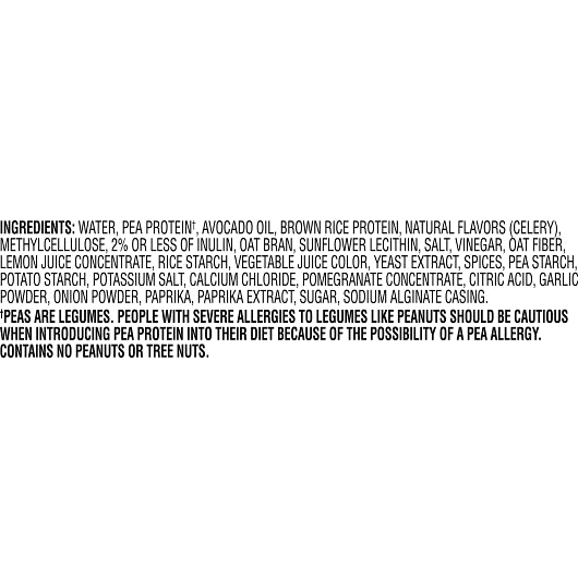 Beyond Meat Vegan Hot Italian Sausage, 8 x 14 oz Case - Prepared Foods