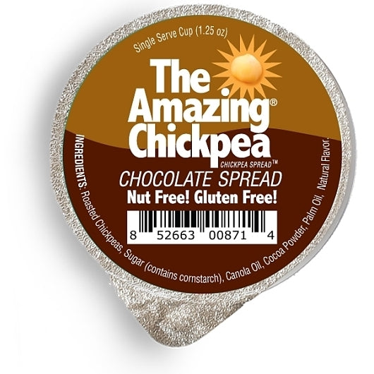 The Amazing Chickpea Chocolate Spread, 72 x 1.13 oz Case - Beans & Legumes