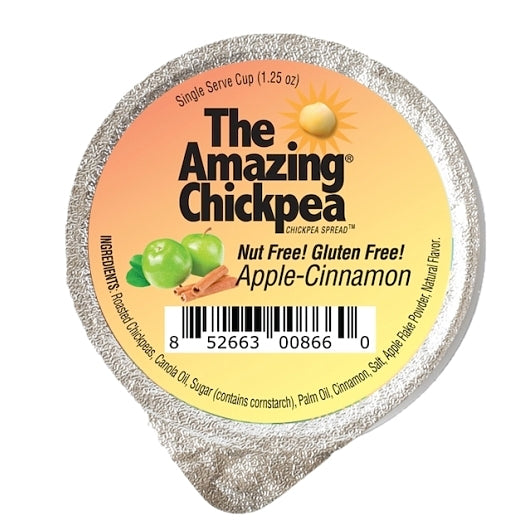 The Amazing Chickpea Apple Cinnamon Spread, 72 x 1.13 oz Case - Beans & Legumes