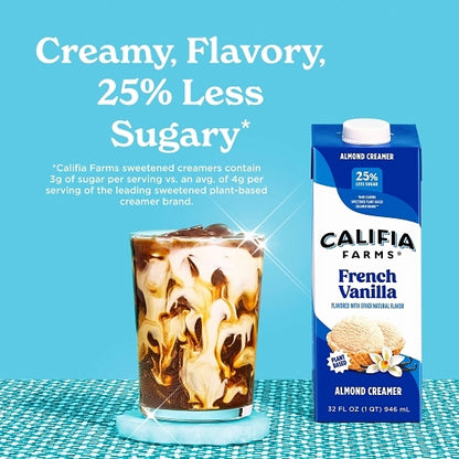 Califia Farms Vanilla Creamer, 6 x 32 fl oz Case - DOT product image 4