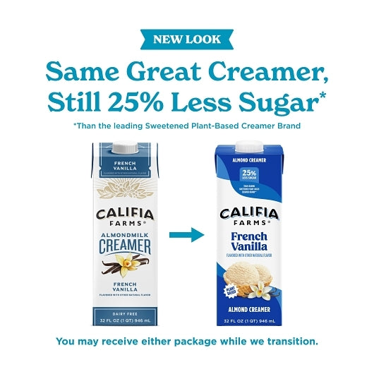 Califia Farms Vanilla Creamer, 6 x 32 fl oz Case - DOT product image 7