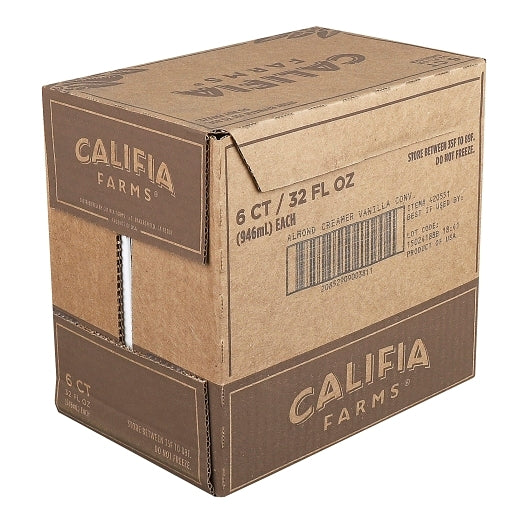 Califia Farms Vanilla Creamer, 6 x 32 fl oz Case - DOT product image 6