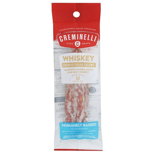Creminelli Fine Meats Whiskey Uncured Italian Salami, 9 x 1 each Case - DOT product image 3