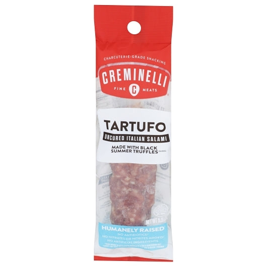Creminelli Fine Meats Tartufo Black Truffle Uncured Italian Salami, 9 x 1 each Case - Frozen Meat & Seafood