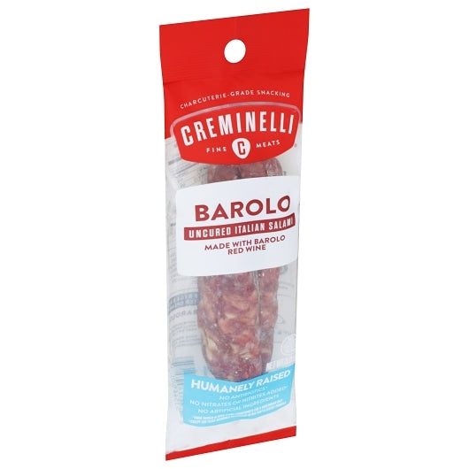 Creminelli Fine Meats Barolo Uncured Italian Salami Made With Barolo Red Wine, 9 x 1 each Case - DOT product image 5